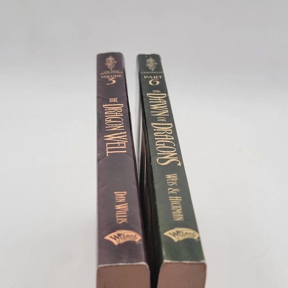 Dragonlance 2 Book Lot PB 1st Print 2004 Weis Hickman Dan Willis Young Adult